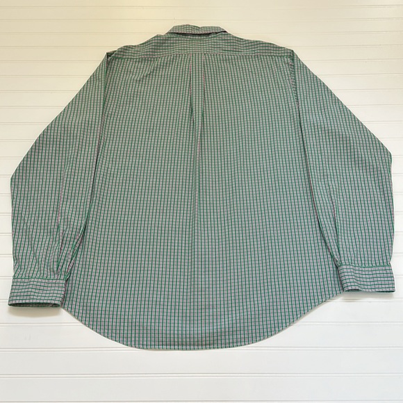 Ralph Lauren Green & Blue Plaid Button Down Mens Extra Large - Picture 2 of 4